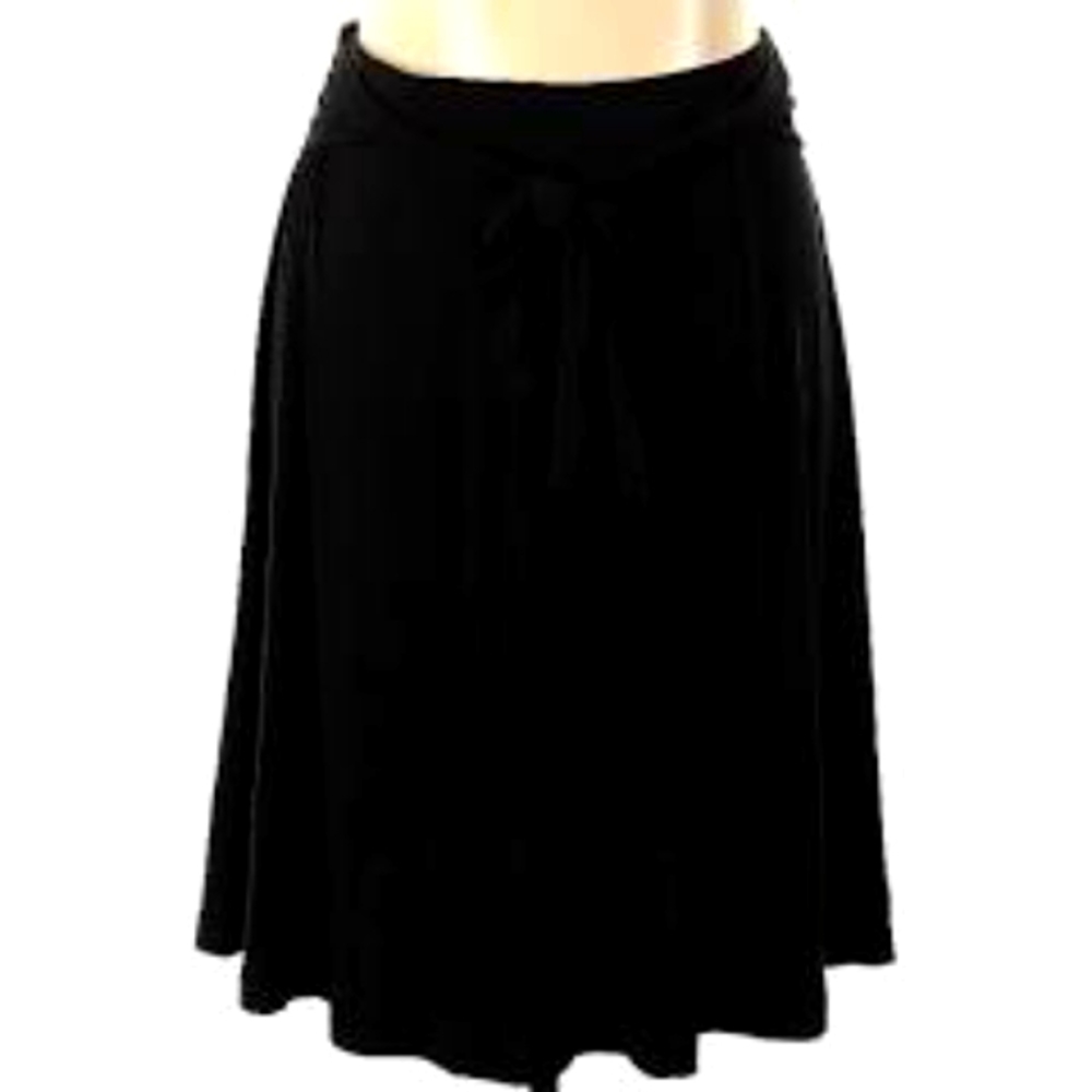 Lane Bryant 18 Black Flare Skirt